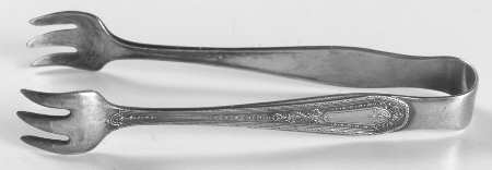Hampton Court (Silverplate, 1926, Wreath) Bon Bon Tongs