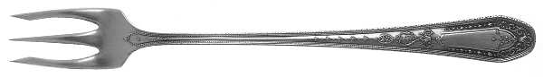 Hampton Court (Silverplate, 1926, Wreath) Short Handle Pickle/Olive Fork