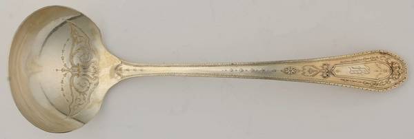 Hampton Court (Silverplate, 1926, Wreath) Solid Gravy Ladle