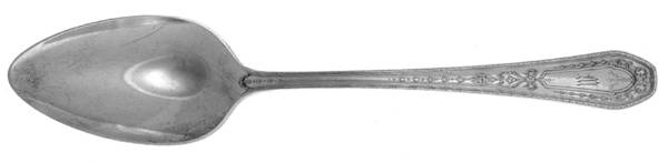 Hampton Court (Silverplate, 1926, Wreath) Monogram Tablespoon (Serving Spoon)