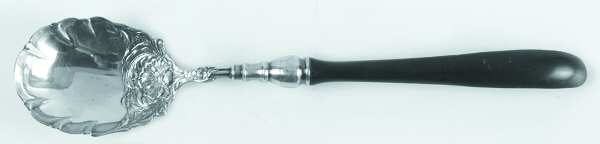 Orient-Venice (Silverplate, 1904) Salad Serving Spoon w/Wood Handle &Silverplate Bow