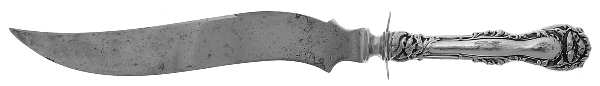 Hanover (Silverplate, 1901) Large Stainless Blade Roast Carving Knife