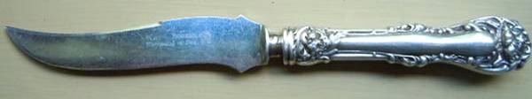 Hanover (Silverplate, 1901) Individual Fruit Knife with Stainless Blade