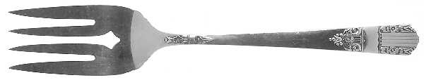 Harmony (Silverplate, 1938) Medium Solid Cold Meat Serving Fork