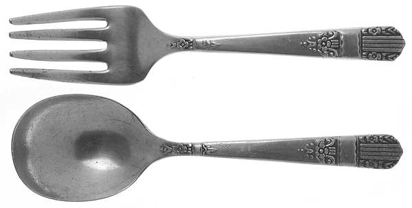 Harmony (Silverplate, 1938) 2 Pc Baby Set (BF, BS)
