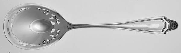 Hawthorne (Silverplate, 1908) Solid Salad Serving Spoon