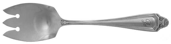 Hawthorne (Silverplate, 1908) Monogram Ice Cream Fork