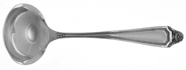 Hawthorne (Silverplate, 1908) Solid Piece Cream Ladle