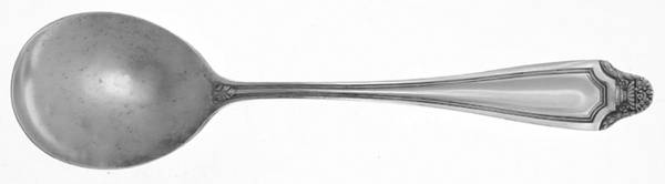 Hawthorne (Silverplate, 1908) Round Bowl Soup Spoon (Cream Soup)