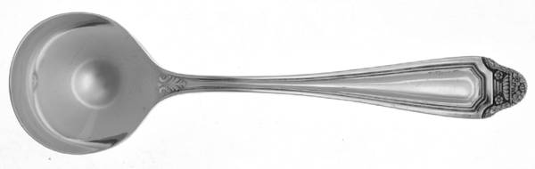Hawthorne (Silverplate, 1908) Round Bowl Soup Spoon (Bouillon)