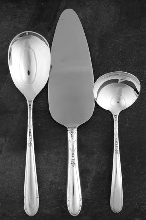 Heiress (Sterling, 1942, No Monograms) 3 Piece Completer Set