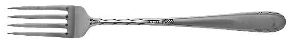 Heiress (Sterling, 1942, No Monograms) Grille Fork (Viande)