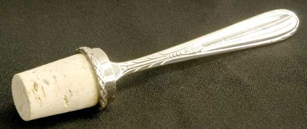 Heiress (Sterling, 1942, No Monograms) Wine Stopper Cork HC