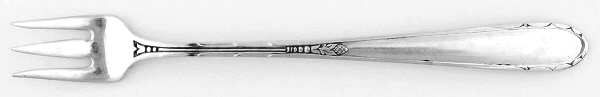 Heiress (Sterling, 1942, No Monograms) Cocktail/Seafood Fork