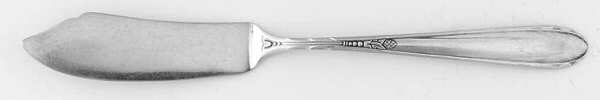 Heiress (Sterling, 1942, No Monograms) Flat Handle Master Butter Knife