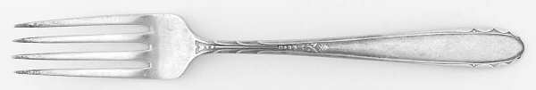Heiress (Sterling, 1942, No Monograms) Fork