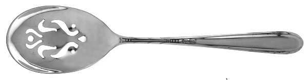 Heiress (Sterling, 1942, No Monograms) Pierced Tablespoon (Serving Spoon) HC