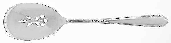 Heiress (Sterling, 1942, No Monograms) Pierced Tablespoon (Serving Spoon)