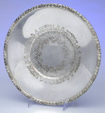 Henley (Silverplate, Hollowware) Silverplate Sandwich Plate
