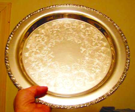 Henley (Silverplate, Hollowware) 13" Round Tray