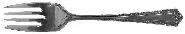 Henley (Silverplate, 1930) Individual Salad Fork