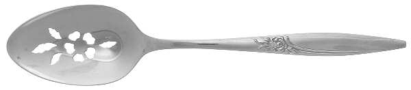 Highland Rose (Stainless) Pierced Tablespoon (Serving Spoon)