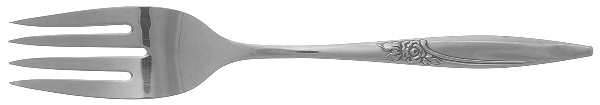 Highland Rose (Stainless) Medium Solid Cold Meat Serving Fork