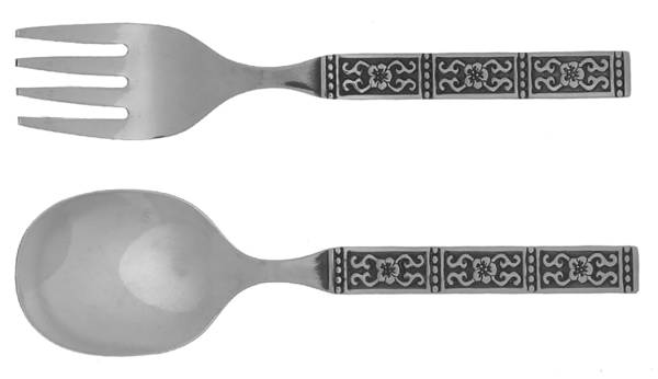 Isabella (Stainless) 2 Pc Baby Set (BF, BS)