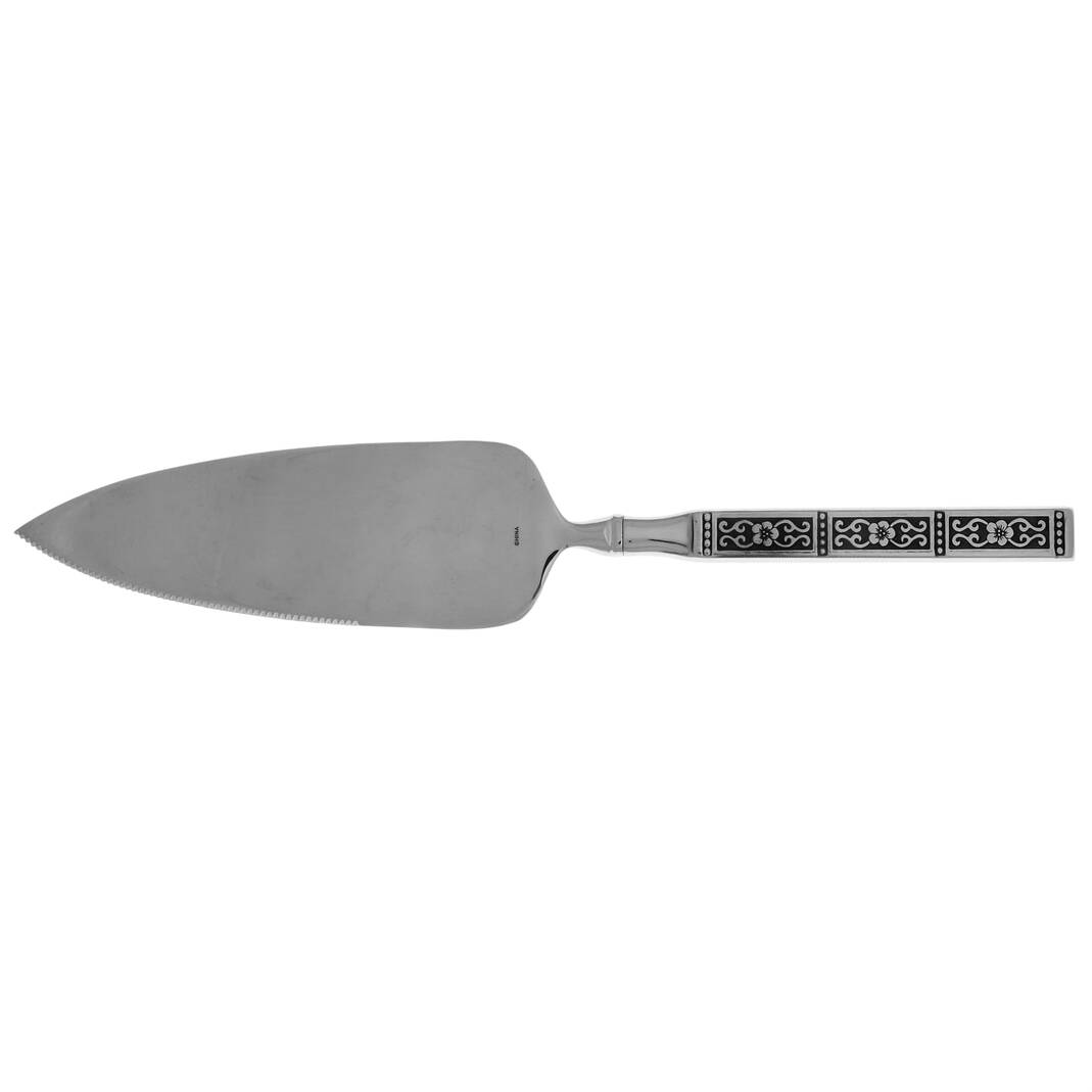 Isabella (Stainless) Pie Server with Serrated Stainless Blade HC