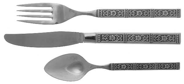 Isabella (Stainless) 3 Piece Youth Set (Knife, Fork & Spoon)