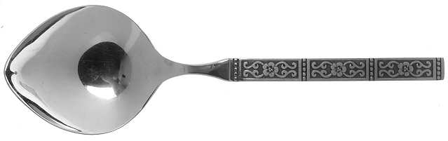 Isabella (Stainless) Solid Smooth Casserole Spoon