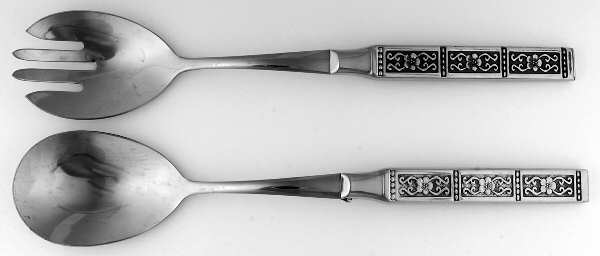 Isabella (Stainless) Hollow Handle 2-Piece Salad Set