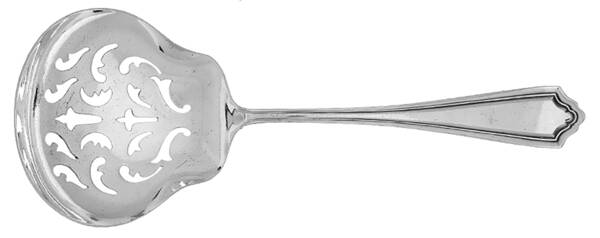 Jefferson (Silverplate, 1913) Large Pierced Pea Serving Spoon