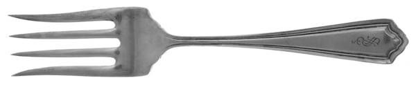 Jefferson (Silverplate, 1913) Monogram Small Solid Cold Meat Serving Fork