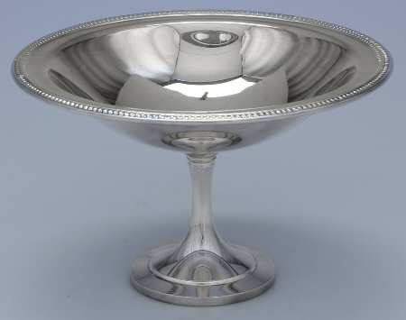 Jefferson (Silverplate, Hollowware) Round Compote (Height X Width)