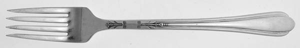 June-Nursery (Silverplate, 1932, No Monograms) Youth Fork