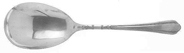June-Nursery (Silverplate, 1932, No Monograms) Solid Smooth Casserole Spoon