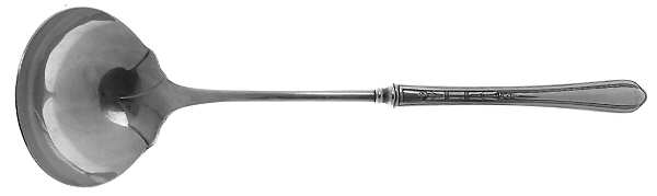 June-Nursery (Silverplate, 1932, No Monograms) Hollow Handle Soup Ladle with Solid Bowl