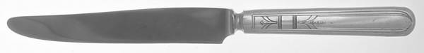 June-Nursery (Silverplate, 1932, No Monograms) New French Solid Knife with Bolster