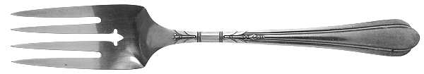 June-Nursery (Silverplate, 1932, No Monograms) Dessert Fork