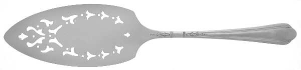 June-Nursery (Silverplate, 1932, No Monograms) Solid Pierced Pie Server