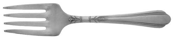 June-Nursery (Silverplate, 1932, No Monograms) Baby Fork