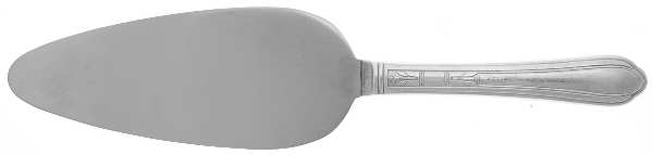 June-Nursery (Silverplate, 1932, No Monograms) Pie Server with Stainless Blade
