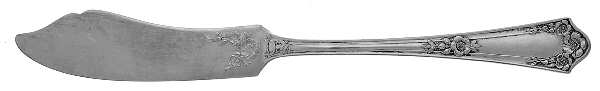 June (Silverplate, 1915) Flat Handle Master Butter Knife