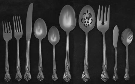 Katrina (Stainless) 45 Piece Starter Set