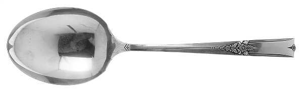 King Arthur (Silverplate, 1941) Solid Smooth Casserole Spoon