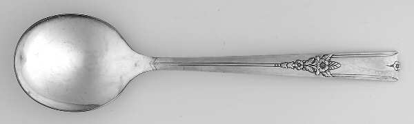 King Arthur (Silverplate, 1941) Round Bowl Soup Spoon (Gumbo)