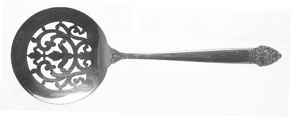 King Cedric (Silverplate, 1933, No Monogram) Tomato Server, Solid Piece