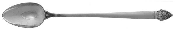 King Cedric (Silverplate, 1933, No Monogram) Iced Tea Spoon