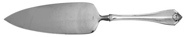 King James (Silverplate, 1985) Pie Server with Serrated Stainless Blade HC